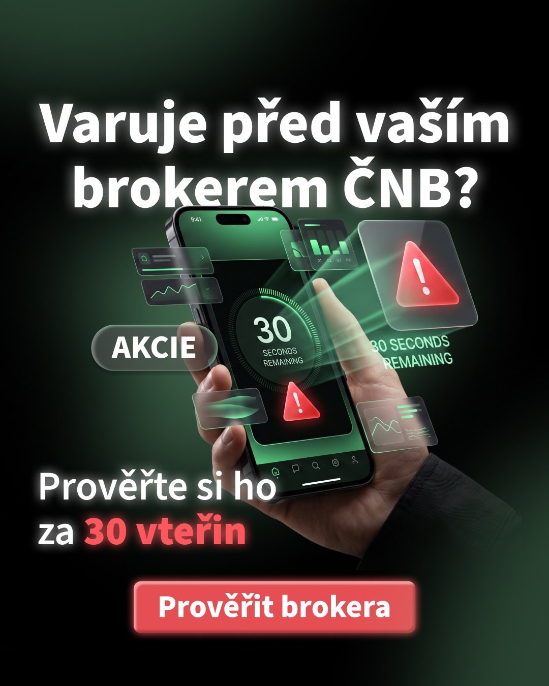 Varuje před vaším brokerem ČNB? Prověřte si ho za 30 vteřin