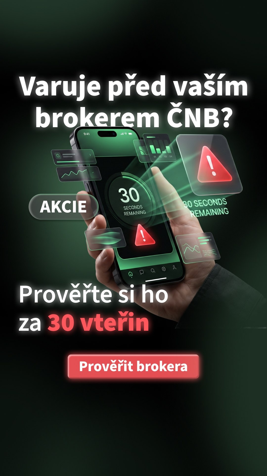 Varuje před vaším brokerem ČNB? Prověřte si ho za 30 vteřin