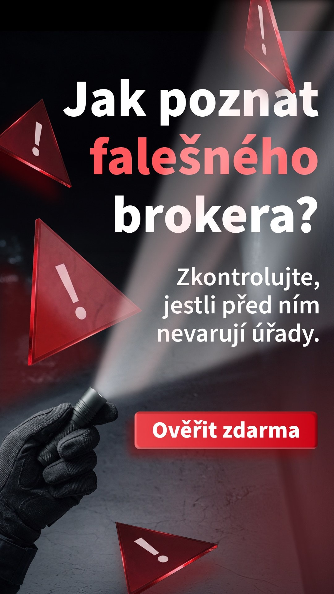 Jak poznat falešného brokera? Ověřit zdarma