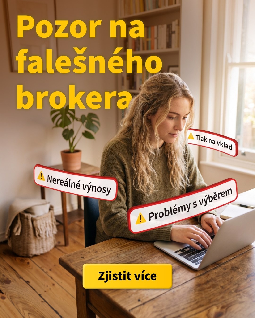 Pozor na falešného brokera. Zjistit více
