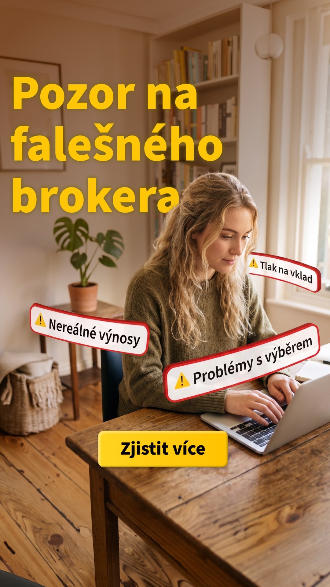 Pozor na falešného brokera. Zjistit více